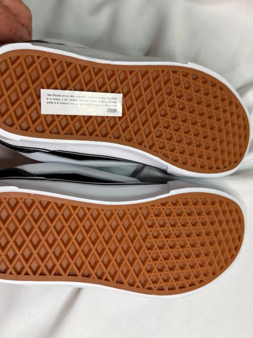 Vans Knu Stack Black White Platform Sneakers Women 8 Men 6.5 New No Box